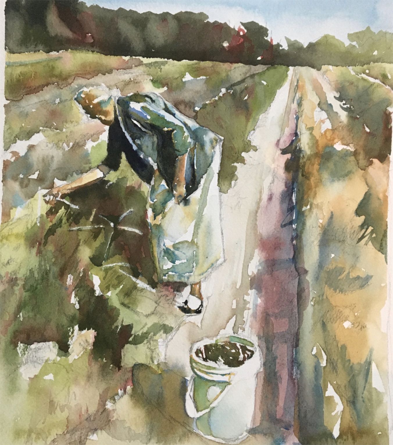 Ment Nelson's 'Pickin' Peas, 2020'